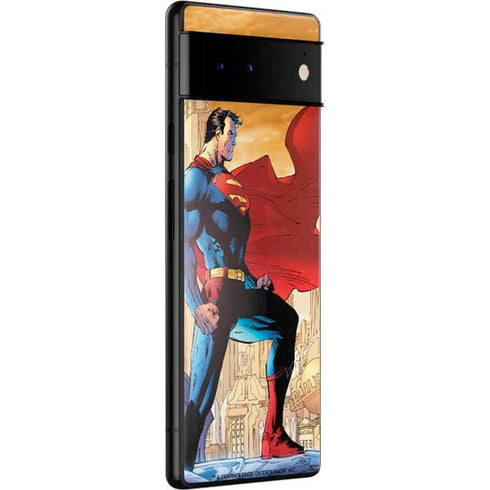 DC Comics Superman For Tomorrow Cover Art by Jim Lee Google Pixel 6 Pro Skin